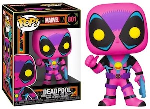 Clothing: Pop Vinyl - Deadpool Black Light #801