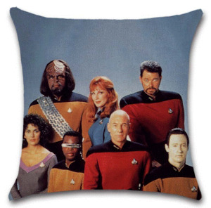 Clothing: Star Trek Next Generation Crew Cushion Cover