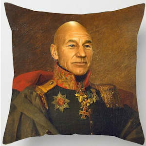 Clothing: Steampunk Military Jean-Luc Picard Star Trek Cushion Cover