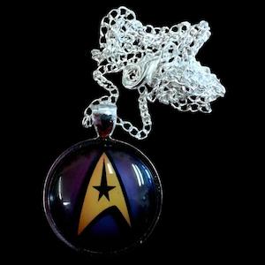 Star Trek Insignia Dome Necklace