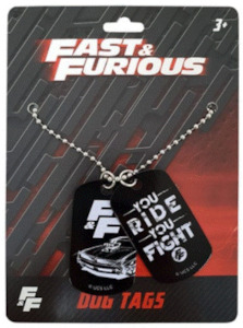 Fast & Furious Dog Tags Necklace