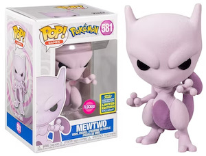 Clothing: Pop Vinyl - Mewtwo Pokemon Flocked #581