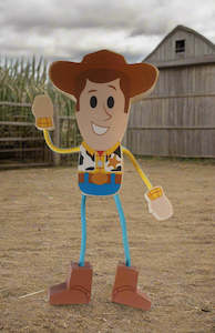 Woody Toy Story - Wooden Bendy Toy