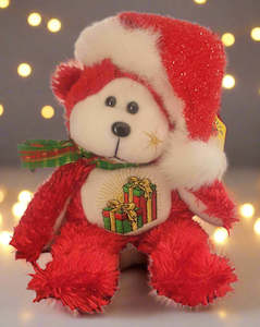 BK Beanie Kids Bear - Prezzie the Bear Christmas (2004)