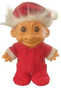 Cheeky Christmas Santa Troll Doll by Russ