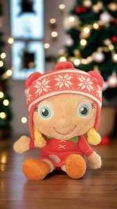 Christmas Chilly Girl Plush Toy Doll