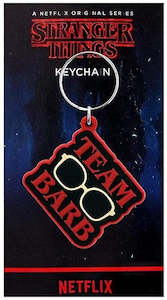 Team Barb Stranger Things Keychain