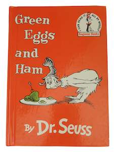 Green Eggs & Ham Dr Seuss Hardback Book (1988)