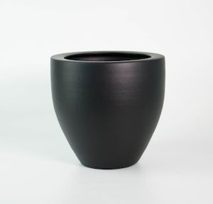 Matt Black Pot, Medium