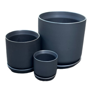 Plant, garden: 'Oslo Pot' - Black