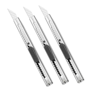 Plant, garden: Utility Knifes Basic - Stainless Steel (3 pack)