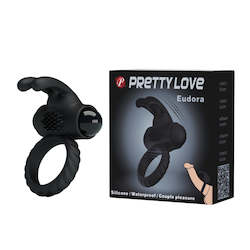 Her Toys: PRETTY LOVE Cock Vibrating Ring - Eudora