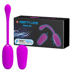 Couples: Remote control bullet with electro stimulation, 7 functions of vibration