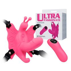 Couples: Butterfly Strap-on 30-Function Vibrator