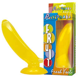 A Banana Shaped Anal Plug Stimulate Suck PVC Material