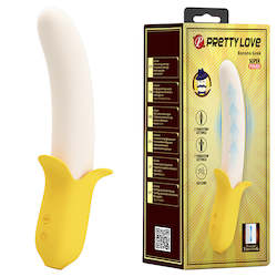 Banana Geek Silicone 7 Functions Vibrator 4 Functions of Thrusting