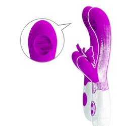 Flickering Butterfly 3 Speed of Tickling 12 Functions Vibrator