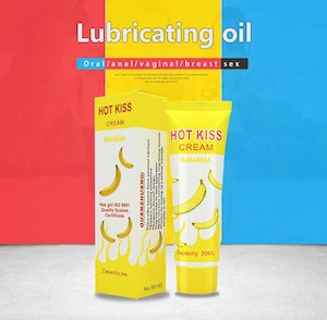 HOTKISS Body Lubricant Water Based Liquid Safe Fruity Lubricating Oil - Banana