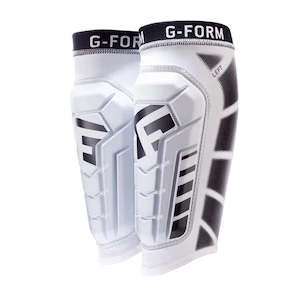 Equipment: G-Form - Pro S Vento Shin Pad - White / Black - Youth