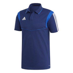 Adidas Tiro Co Polo - Dark Blue / Bold Blue / White - Adult