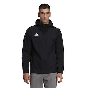 Adidas Jackets: Adidas Entrada All Weather Jacket - Black / White