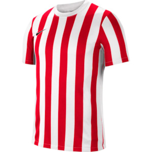 Nike Striped Division IV Jersey - Youth - White / University Red