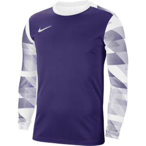 Nike Youth: Nike Park IV Goalie Jersey - Court Purple / White - Youth