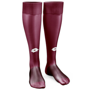 Lotto Performance Sock - Maroon / White