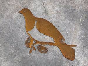 Corten Woodpigeon