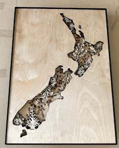 Sales agent for manufacturer: Limited Edition 3D Kiwiana New Zealand Map