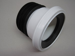 100mm /20mm OFFSET PVC PAN CONNECTOR