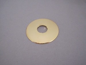 65mm WASTE GOLD FLANGE Picture is not true size