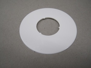 80mm WALL FLANGE WHITE