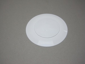 LARGE COVER PLATE FLANGE WHITE 120mm dia