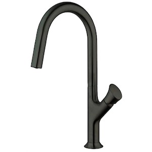 Paini Cucina Kitchen Mixer Hoop Spout Matt Black