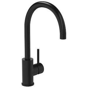 LeVivi Milan Gooseneck Sink Mixer Black