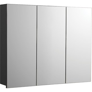 Wholesale trade: LeVivi Capri 900mm Mirror Cabinet Black