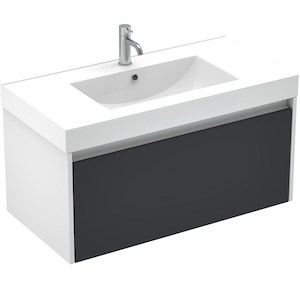 Wholesale trade: LeVivi Capri 900mm Wall-Hung Vanity White Black