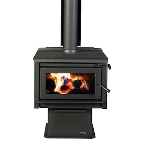 Wholesale trade: Masport Rakaia (ULEB) Wood Fire with Pedestal including 4.2m standard flue kit