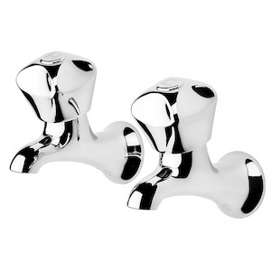 Voda Proline Tub Taps (Pair) Chrome