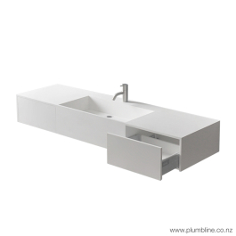 Axa 1400 Wall Basin With 2 Drawers