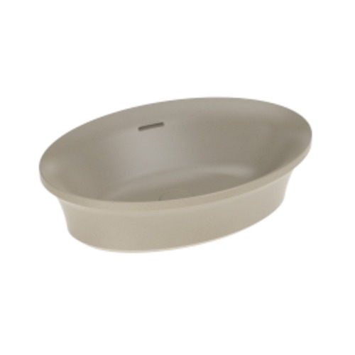 Flute Oval Vessel Basin