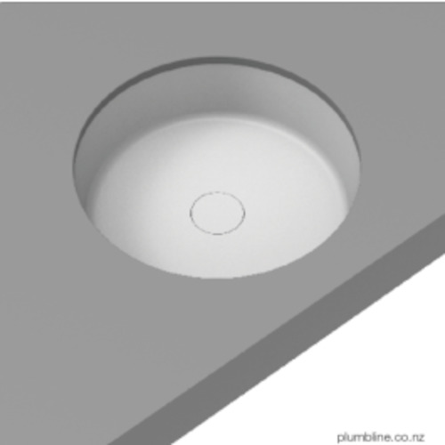 Bathroom and toilet fitting: Super-Thin Ellipse Round Undermount Basin