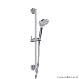 Bathroom and toilet fitting: Luxe Round Slide Shower Plumbline NZ