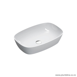 Green Lux 60 Vessel Basin White