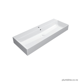 Kube X 120 Basin White Plumbline NZ