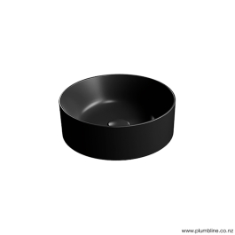 Kube X 40 Round Vessel Basin Matt Black