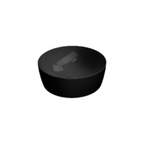 Pura 40 Round Vessel Basin Matt Black