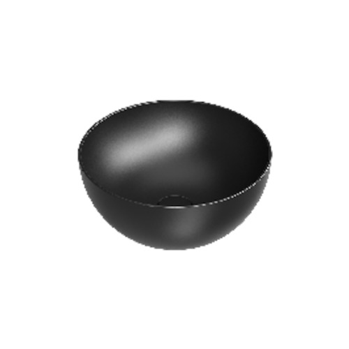 Bathroom and toilet fitting: Sfera 42 Round Vessel Basin Matt Black