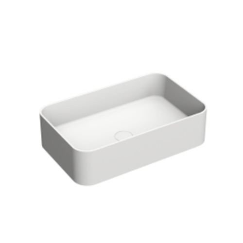 Bathroom and toilet fitting: Super-Thin 480 Rectangle Vessel Basin